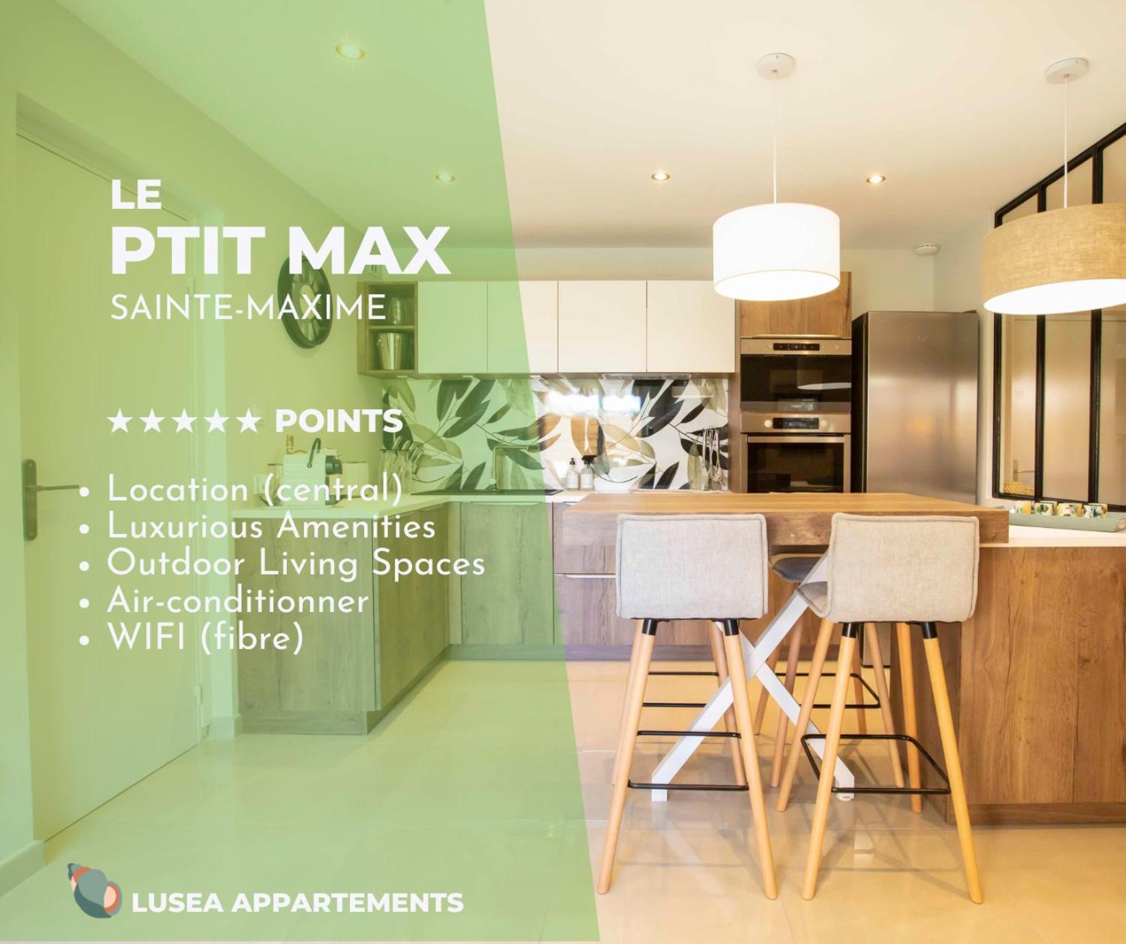Le Ptit Max Centre - Terrasse * Сент-Максим